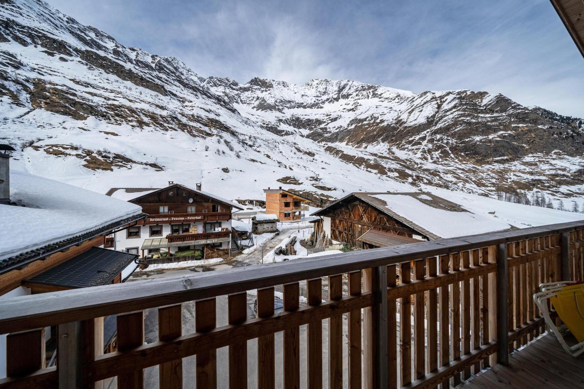 Seppnerhof Ferienwohnung Edelweiss Pfelders Buitenkant foto
