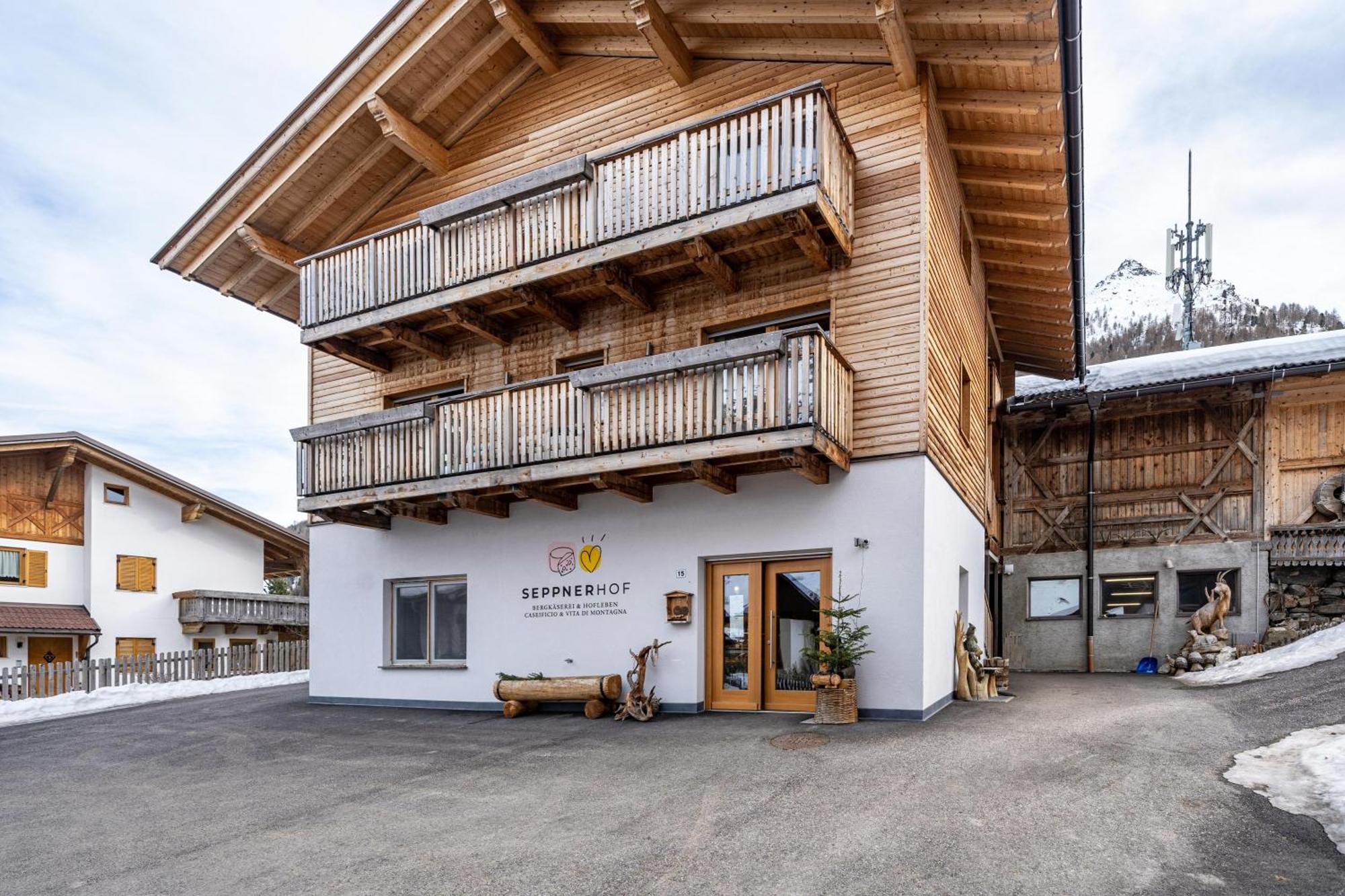 Seppnerhof Ferienwohnung Edelweiss Pfelders Buitenkant foto