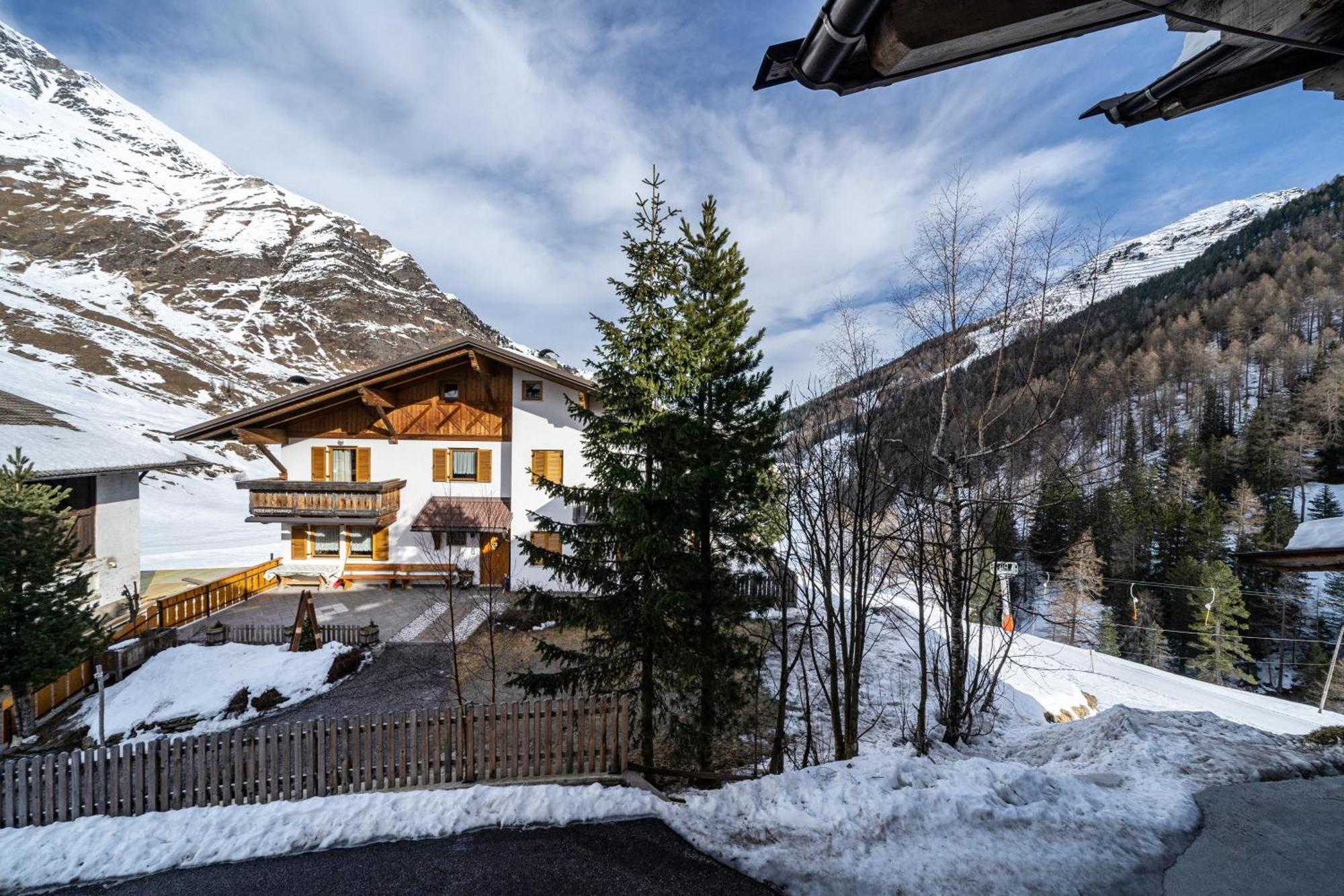 Seppnerhof Ferienwohnung Edelweiss Pfelders Buitenkant foto